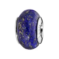 charms thabora en argent rhodié pierre naturelle rendu lapis lazuli