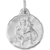 médaille argyor 1b199313 h1.8 cm - or blanc
