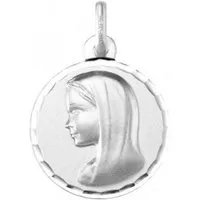 médaille argyor 1b603176n h1.6 cm - or blanc