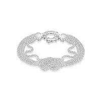 tuscany silver fine necklace bracelet anklet argent 925/1000 20 centimeters pour femme