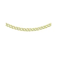 carissima gold - maille gourmette chaîne femme - 9 cts (375/1000) or jaune