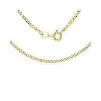 carissima gold - maille gourmette chaîne femme - 9 cts (375/1000) or jaune