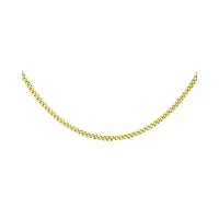 carissima gold - maille gourmette chaîne femme - 18 cts or 750/1000 or jaune