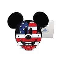 broche mickey mouse visage drapeau américain disney