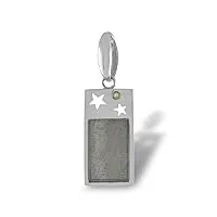 starborn pendentif véritable météorite avec moldavite astrodesign