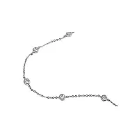 petits merveilles d'amour - collier femme - argent fin 925/1000 - oxyde de zirconium