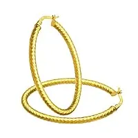 citerna - ril1307y - boucles d'oreille femme - or jaune 375/1000 (9 cts) 1.4 gr - verre