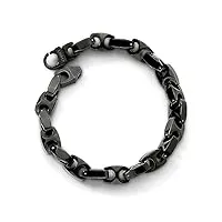 tungstène noir ip-plated bracelet – 25 centimetres