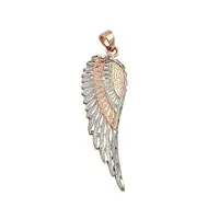 bijoux pendentif en 375 or aile de angel 3 x 3 mm