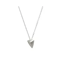 dogeared you are mighty pyramide argent sterling rappel dans une boîte collier