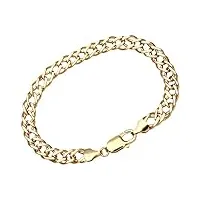 citerna - bracelet mixte - or jaune 375/1000 (9 cts) 5.5 gr