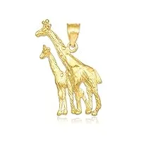 joyara collier pendentif - - 14 ct or 585/1000 giraffe