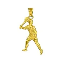 joyara collier pendentif - - 14 ct 585/1000 tennisjoueur en or