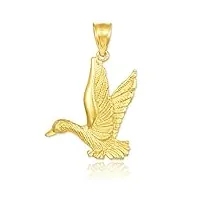 joyara collier pendentif - - 14 ct canard 585/1000 voler en or