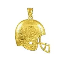 joyara collier pendentif - - 14 ct 585/1000 sport football- casque -or