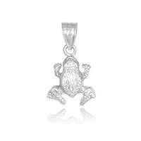 joyara pendentif - 10 ct 471/1000 structure or blanc grenouille pendentif charm