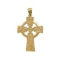 alexander castle pendentif en or 9 carats en forme de croix celtique avec boîte cadeau