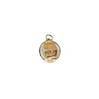 bijoutier damiata – pendentif pendentif médaille en or jaune 18 cts cts