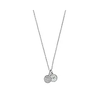 emporio armani collier pour femmes , 40.00 cm +/- 3.00 cm collier en acier argenté, egs2156040