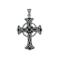 homme qualité grand croix celtique pendentif - 925 argent sterling