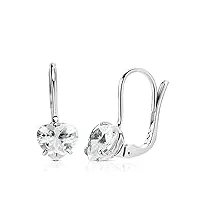 boucles d'oreilles or blanc shayla 18  ct