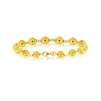 avenuedubijou bracelet boule or jaune 750/1000