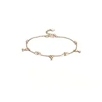 anazoz bracelet chaîne Étoile perles or rose 18 carat fine femme cadeau anniversaire