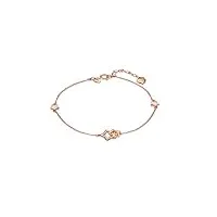 anazoz bracelet chaîne Étoile entrelacé or rose 18 carat fine femme cadeau anniversaire