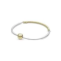 pandora femme plaqué or bracelets charms - 568143-21