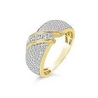 grande bague en diamant en or jaune - une bague de luxe incrustée de diamants de qualité supérieure_54