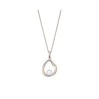 orphelia - pendentif - argent 925 perle perles d'eau douce de biwa - zh-7507/rg