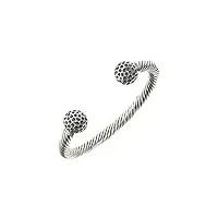 orus bijoux - bracelet jonc argent balle de golf - taille : 20cm