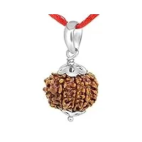 55carat certifié original treize face à 13 mukhi rudraksha pendentif en argent pendentif nepali perle de perle de méditation nepali