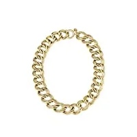 breil - women's necklace hyper collection tj3043 - bijoux pour femme - collier en acier pour femme, avec finition miroir - longueur ajustable jusqu'à 46,5 cm