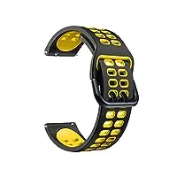 czke bracelet en silicone pour ticwatch pro 3/3 gps lte smart watchband 22 mm pour ticwatch pro 2020 s2 e2 correa, ticwatch pro 3 gps, agate