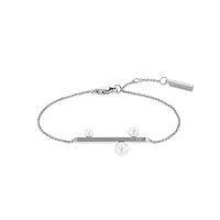 calvin klein bracelet en chaîne pour femme collection minimalist pearl - 35000177