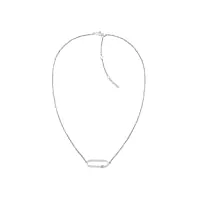 calvin klein collier pour femme collection elongated oval avec cristaux - 35000185
