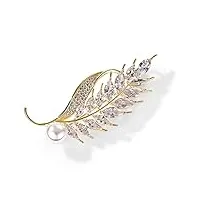 c h sz cc broche Épingles broche golden broche femme exquise tempéramment de luxe corsage broche de strass vêtements métal trend accessoires broches pins