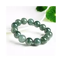 dfgfd myanmar jade bracelet hommes femmes naturel jadéite perles Élastique perlé Émeraude bracelets