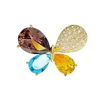 dames broche,broches et pin's,broches de papillon de zircone cubique pour les bijoux de cuivre de petite broche d'insecte de femmes