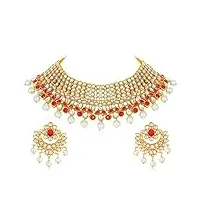 indian collectible parure de bijoux en diamant pour femme en laiton et cuivre sans pierre précieuse jaune, laiton cuivre, pas de gemme