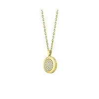 boss jewelry collier pour femme collection medallion or jaune - 1580300