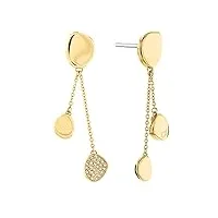calvin klein pendants d'oreilles pour femme collection fascinate avec cristaux - 35000212