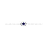 bracelet diamant saphir or 18 carats - bijoux femme luxe - joaillerie française