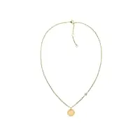 tommy hilfiger jewelry collier pour femme or jaune - 2780699