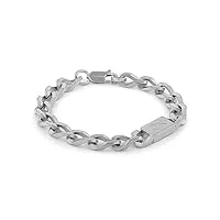 calvin klein bracelet en chaîne pour homme collection outlook en acier inoxidable - 35000254