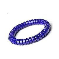 sudemota bracelet bracelet de mode en perles de cristal de pierre précieuse de lapis-lazuli bleu véritable naturel (color : blue)