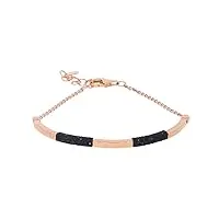 pesavento bracelet shiny rosé polvere noir wplvd267 18, 18 centimeters, argent sterling