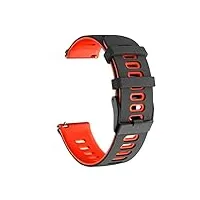 hazels bracelets de bracelet en silicone pour ticwatch pro 3/3 gps lte smart watchband 22 mm bracelets de poignet pour ticwatch pro 2020 s2 e2 correa (couleur : couleur o, taille : ticwatch pro 3 lte)