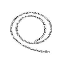 siwan collier s925 silver fashion thai silver retro retro flat collier snake snake chain mâle50cm